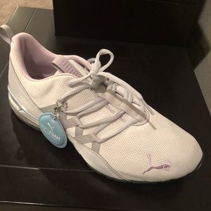 Brand new puma shoes - gray and violet size 11
